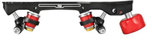 Chaya Rollschuhe Shiva Standard 20 - Roller Skates für Damen und Herren im Retro-Look für Roller-Disco - Roll-Schuhe in Schwarz