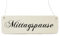 Interluxe Shabby Vintage Schild MITTAGSPAUSE Türschild Geschäft Werkstatt Laden Büro Salon