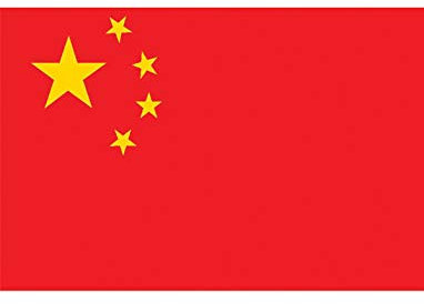 TrendClub100® Fahne Flagge „Volksrepublik China People's Republic of China PRC CN“ - 150x90 cm / 90x150cm