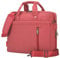 HotYou Sac à Main en Nylon Sacoche Porte Documents Serviettes Pochette pour Ordinateur Portable 17 Pouces, Version 3 Rouge