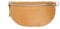 Made in Italy OBC Damen Leder Tasche Gürteltasche Crossbody Hüfttasche Bauchtasche Hüfttasche Umhängetasche Cross-Over Bodybag Schultertasche Handytasche Geldtasche Braun - Camel