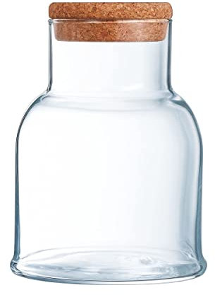 Broc 1.3 L avec couvercle Pure Jar Cork Vintage