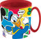 ALMACENESADAN 3531 Tasse à micro-ondes Mickey Mouse - Produit réutilisable - Passe au micro-ondes - Sans BPA - Capacité 350 ml