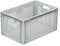 DIE BOX FABRIK Eurobehälter 600x400x320mm | Aufbewahrungsbox | Kunststoff Kisten | Lagerbehälter mit Griffen | robuste Stapelbox | Eurokiste | Mehrwegbehälter