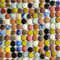 200 g Keramik-Mosaik-Fliesen, zufällige Farbe, gemischte runde Keramikfliesen, Großpackung für Bastelarbeiten, Teller, Blumentöpfe, Vasen, Tassen, Mosaikherstellung, Zubehör, 20 mm