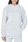Sleepdown Women's Blush Ladies Luxury Teddy Fleece Hoodie Sweatshirt Hooded Top Fluffy Warm Soft Cosy Pullover Jumper, Grey, L