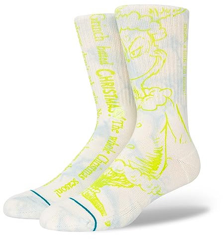 Stance Damen Socken MERRY GRINCHMAS weiß/hellblau/schilf M