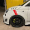ADESIVI COMPATIBILE CON 500 ABARTH 595 PARAFANGHI COFANO SCORPIONE TUNING SPORT (ROSSO)