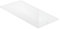 GROHE Glasschneidebrett (Material: Glas, bruchsicher, 450 x 240 x 19mm, L-Size), weiß, 40786L00