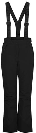 NORTH BEND NBHildi Damen Skihose wasserdicht Winddicht atmungsaktiv Schneehose Winterhose mit Wassersäule 10000mm W-PRO Wetterschutzsystem, Größe:40, Farbe:Black (1001)