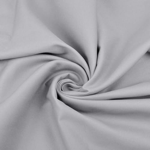 Textrend Jeansstoff Meterware - Haltbares Material - 100% Baumwolle - Kleidung - Heimtextilien - Stoffe Meterware - Textilien 1x1.5m (Leicht gräulich)