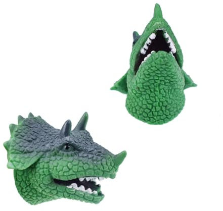 CIYODO 2st Dinosaurier-handpuppe Cosplay-handpuppe Geschichte Erzählende Marionette Rollenspiel-handpuppe Handpuppenspiel Für Kinder Geschichtenzeitpuppen Tier Fingerpuppe Eltern-Kind
