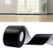 DIKARIYA Plinthe Souple Autoadhésive PVC 50x20mm 18m Noir, Flexible Ruban Autocollante d'Étanchéité pour Cuisine et Salle de Bain