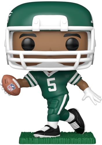 Funko Pop! NFL: Jets - Garrett Wilson - (Color) - Vinyl-Sammelfigur - Geschenkidee - Offizielle Handelswaren - Spielzeug Für Kinder und Erwachsene - Sports Fans - Modellfigur Für Sammler und Display