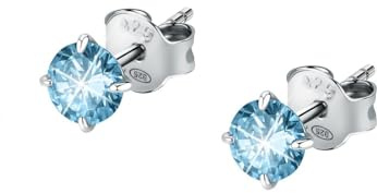 FAVS FAVS Damen-Ohrstecker 925er Silber 2 Zirkonia