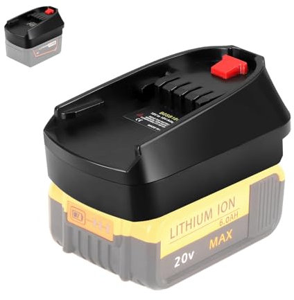 EID Battery Adapter Fit for Dewalt 18V Battery and Work for Bosch Home and Garden Cordless Tool, Also Fit for Milwaukee M18 18V Battery Convert for Bosch Power for all Tool (Green Series)