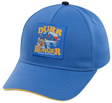 FORTNITE Baseballkappe für Jungen, hochwertige Jungenmütze und taillierte Kappe, flache Krempe, Baseballmütze mit schlankem Design, Hell, blau, Einheitsgröße