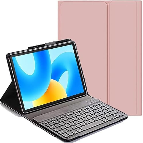 YHFZR Teclado Funda para Honor Pad X9 11'' Tablet - QWERTY Slim Teclado Wireless Keyboard Case con Magnético Desmontable Inalámbrico Bluetooth para Honor Pad X9 11 Pulgada Tablet 2024, Rosa