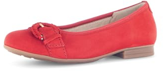 Gabor Damen Klassische Ballerinas, Frauen Flats,flach,Ausgehschuhe,Abendschuhe,Slip-ons,klassisch elegant,Ballerinen,fire (Gold),37.5 EU / 4.5 UK