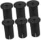 WATIIFUFU 6 Pcs Silicone Cable Grommet Kit for Wall Holes Decorative Wall Plug Bushings for Cable Management Wall Feed Through Sleeves for Neat and Tidy Wiring