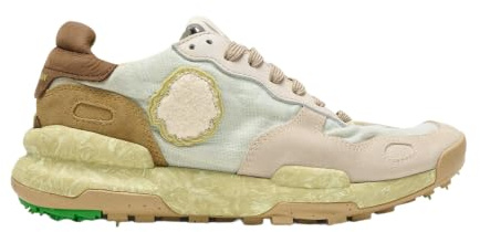 Satorisan - Chacrona Linen - Casual Sneaker Damen - Vintage Leder und Leinen Sportschuhe Bequem, Nachhaltig und Dauerhaft - Cloudy Green - 39