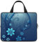 Blue Mini Flower Swirl Laptop Bag Durable Laptop Sleeve Water-Resistant Notebook Bag for Computer Or Tablet