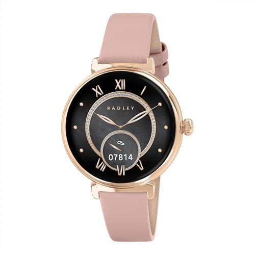 RADLEY Series 48 Amoled Pink Leather strap Smart Watch
