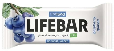 Lifefood Lifebar Superfoods Blueberry Quinoa, 40g