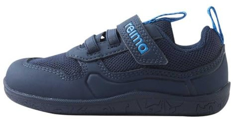Reima Barefoot-Schuhe Telmin Junior (5400176A-6980) Kinder-Halbschuhe in Marineblau, Unisex, für Frühling und Sommer, Textil, mit Klettverschluss, elastisch, Ultraleicht für den Alltag