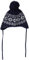 maximo Baby-Jungen 85575-263800, ausgenäht, Band, Norwegermuster Schneestern Mütze, Mehrfarbig (Navy/Wollweiss 4838), 45