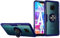 SORAKA Cover Trasparente per Huawei Mate 20 Pro con Supporto anello,Cover Acrilico trasparente Custodia Huawei Mate 20 Pro con piastra metallica per Supporto Auto Smartphone Magnetico