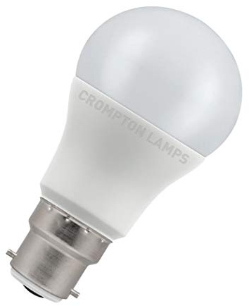 Crompton Lamps 11717 LED GLS 2700K Extra Warm White B22 Bayonet Cap