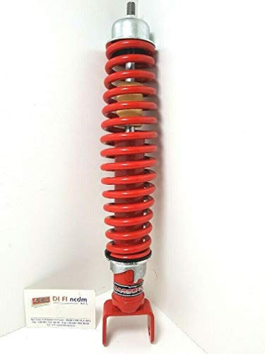 Stoßdämpfer hinten verstellbar rot Carbon Vespa Special 50 ET3 125 Primavera PX 125 150 200 GL 150 180 200 SS Rally
