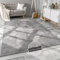 Paco Home Hochflor Teppich Wohnzimmer Flauschig Fellteppich Kunstfell Plüsch Shaggy Weich Fellimitat, Grösse: 160x220 cm, Farbe: Anthrazit