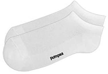 6 Paia fantasmini Bambino e Bambina minicalza Cotone Filo di Scozia Art. Matteo Colore Bianco - Pompea (10 (34-37))