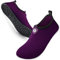 SIMARI Wasserschuhe Damen und Herren, schnelltrocknend, Barfuß, für Outdoor, Strand, Schwimmen, Sport, Yoga, Schnorcheln 504 Circular Purple, EU 40/41, SWS001