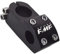 Deluxe Bike Short Stem 28.6mm 1-1/8 Steer Tube 22.2mm Handlebar Stem for BMX Cycling Accessories, Black