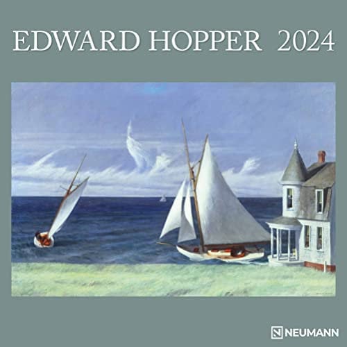 Edward Hopper 2024 - Wand-Kalender - Broschüren-Kalender - 30x30 - 30x60 geöffnet - Kunst-Kalender