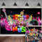 80er 90er Jahre Rock and Roll Musik Karaoke Party Banner Dekor Poster Hintergrund Konzert Unterhaltung Bar Nachtleben Foto 300x200cm
