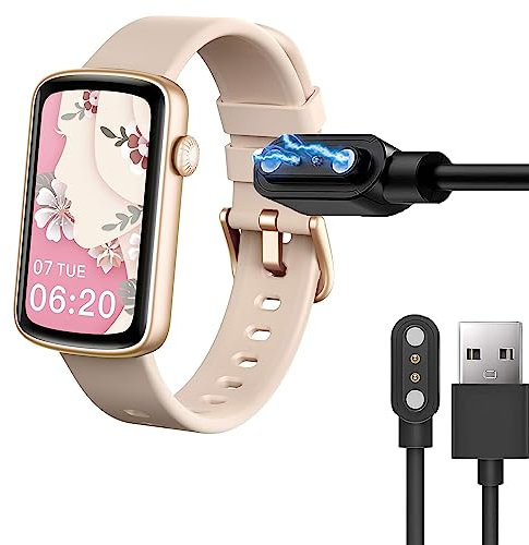 Blueshaweu Kompatibel für SHANG WING Smart Watches Ladegerät, Magnetisches USB-Ladekabel Ersatzladegerät Kompatibel mit SHANG WING LYNN2 1,47 Zoll Smart Watches (Schwarz)