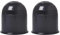 Schutzkap2PCS Schwarzer Schleppkugel, universeller 50 -mm -Karawanen -Hitch -Kugel -Kappenkugel, Plastikanhängerabdeckung