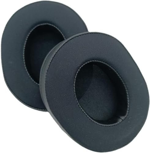Almohadillas de repuesto para auriculares de gel refrigerante, piezas de reparación compatibles con auriculares Razer BlackShark V2 X Gaming (negro)