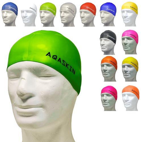 Auriculares de natación profesionales de silicona Pro Bielástico – Descuentos cantidad – Piscina, Aquagym, deportes acuáticos – Adultos y jóvenes – Cantidad 25 – 50 – 100 unidades (azul verde, paquete