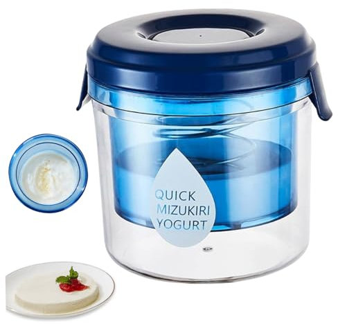 NIDONE Fabricante de Yogurt Rater Griego, Fabricante de Yogurt Griego con tye de Malla Fina Tipo Reutilizable Yogurt Filtro de Yogurt Queso de SOYA Filtro de Yogurt para Restaurante de Cocina en casa