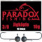 Paradox Fishing Jigköpfe Set 15x 10g 3/0 I Jig Köpfe Gummifisch mit Jighead für Gummifische Barsch Hecht Zander Angelzubehör