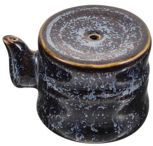 COHEALI Keramik Tintenwasserbehälter Für Kalligraphie Kreatives Design Mit Präzisem Ausguss Zum Dosieren Von Tinte Und Pigmenten Dekorativer Wasserbehälter Für Schreibtisch Und Malzubehör