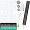 Eocoyar Electric Engraving Pen USB Cordless Rechargeable Engraving Tool Kit 43Pcs Engraver Pen Mini DIY Rotary Engraver Etching Pen for Carving Wood Glass Metal Stone Plastic Nails Jewelry, Black