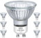 VINBE 50W GU10 Halogen Glühbirne, Gu10 Scheinwerfer Glühbirne 2 Pin 38° Strahl Dimmbar für Glühbirnen Glasabdeckung für Range Hood Glühbirnen, 2800K Warmweiß, 6 Stück