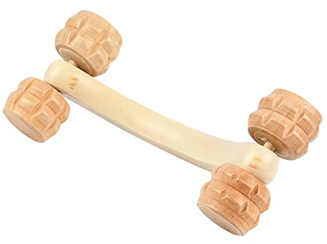 FOMIYES Leichte Handmassagerolle mit Sanfter Rollenmassage für Waden und Beine zur Muskelentspannung und Entlastung Beim Yoga oder Zuhause