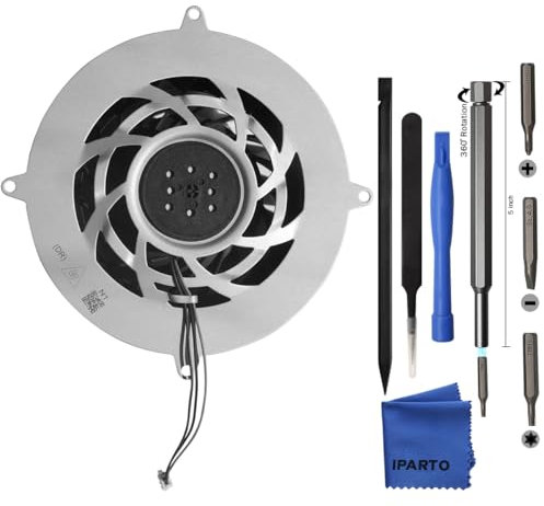 iParto Internal Cooling Fan Replacement for Sony PlayStation 5 / PS5 Slim Console Cooling Fan Replacement (PS5 Slim)